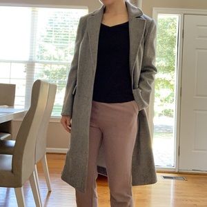 Long gray coat